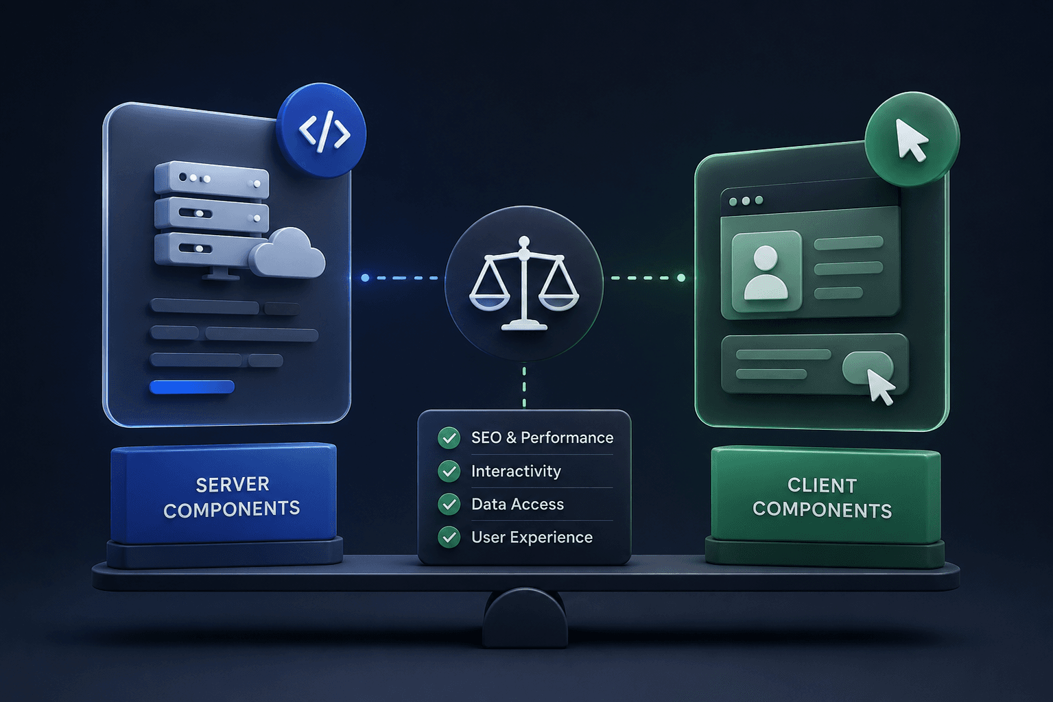 Server Components vs Client Components in Next.js: A Decision Framework